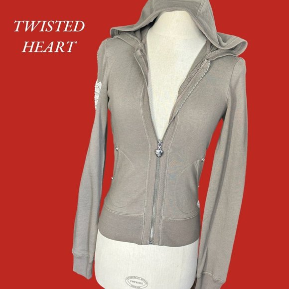 TWISTED HEART TRUE LOVE HOODIE (SZ SM) (NWT) - Picture 2 of 13